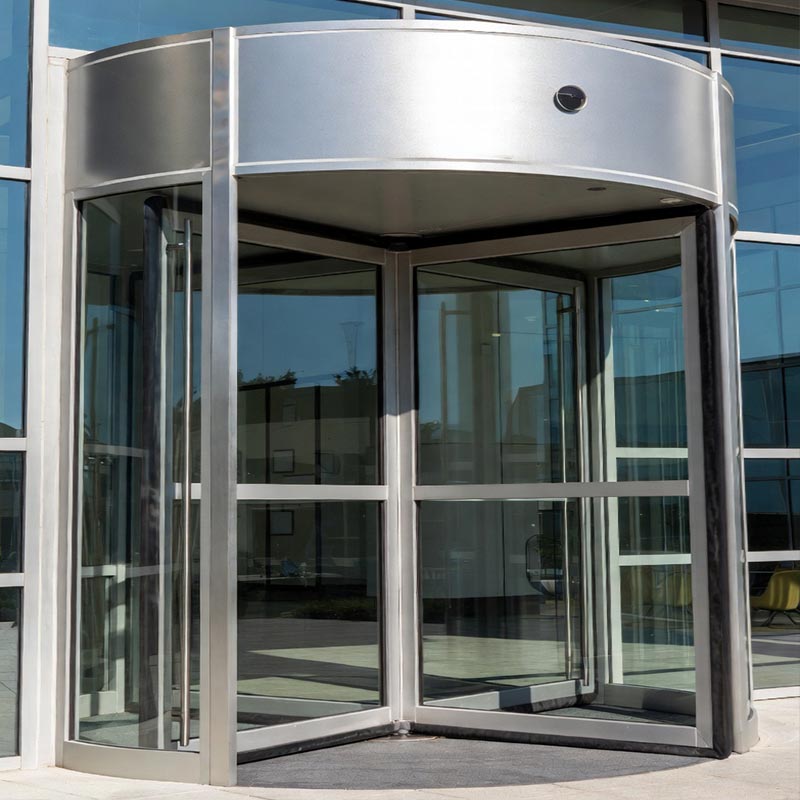 လှည့်ပတ်နေသော အလူမီနီယမ် အလွိုင်းတံခါးများ